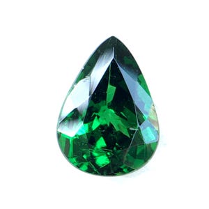 Rare Pear Cut Tsavorite Garnet: 1.74 Carat Gemstone