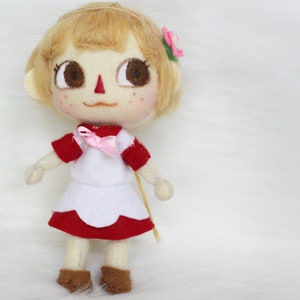 Poupée en feutre Animal Crossing persona PATTERN patron de couture patron de vêtements de poupée tutoriel de poupée de base image 4