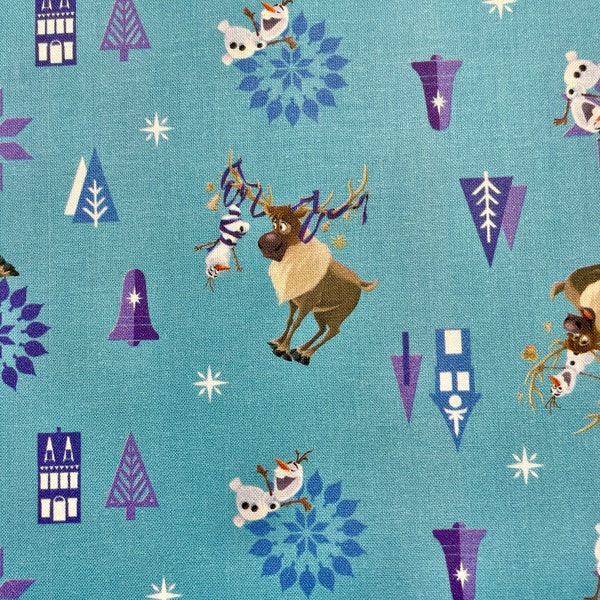 Frozen Fabric Etsy