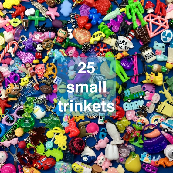 25 Small Trinkets, Miniature Objects and Tiny Things. for Projects Like I  Spy Bags, Sensory Bins, Speech Therapy Aids, No Duplicates. 11069 