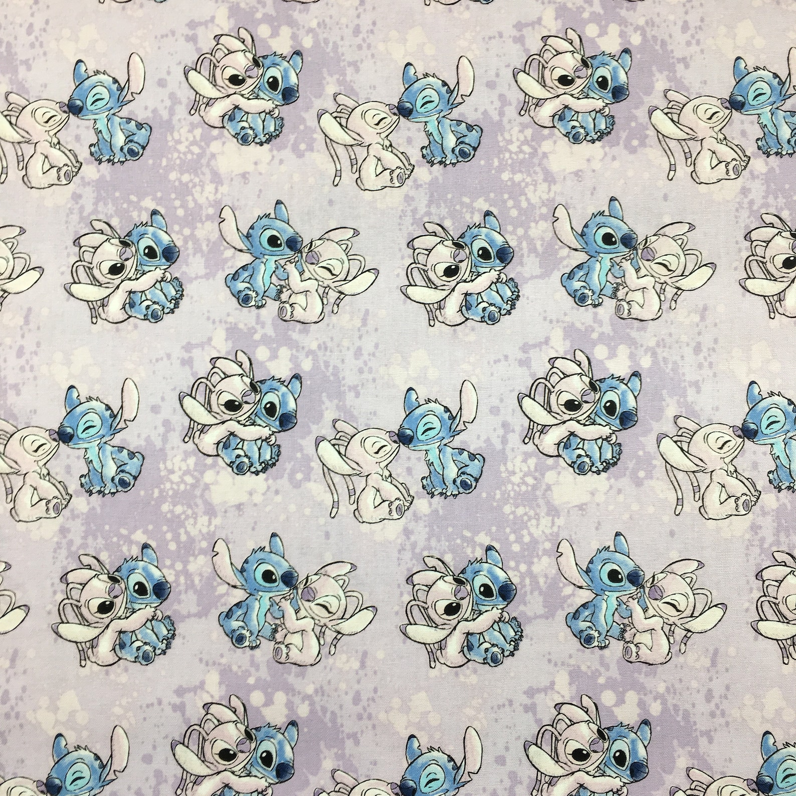 CLEARANCE 40% OFF Lilo and Stitch With Angel Fabric by the - Etsy