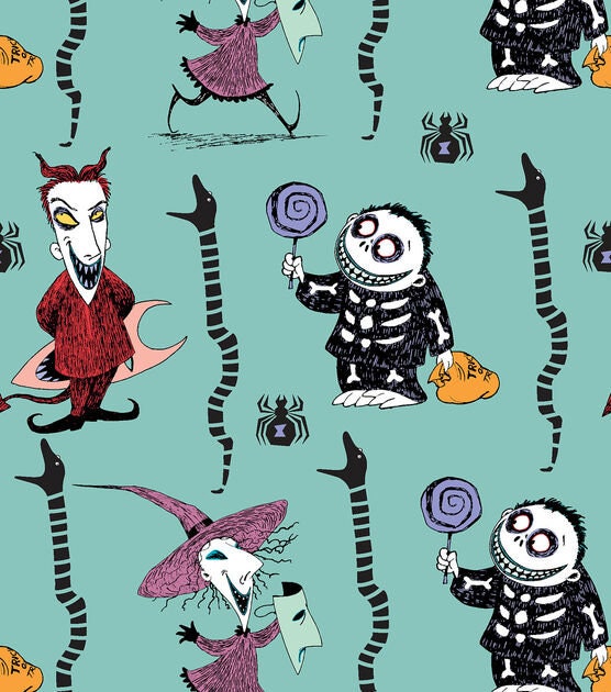 NBC Snakes Intertwined Nightmare Before Christmas Cotton Etsy