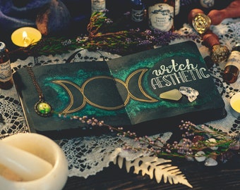 Caja del tesoro de la bruja, regalo misterioso de brujería personalizado