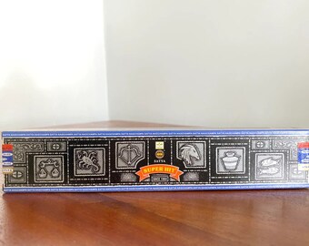 Satya Super Hit Räucherstäbchen, handgerollt, natürlicher Duft