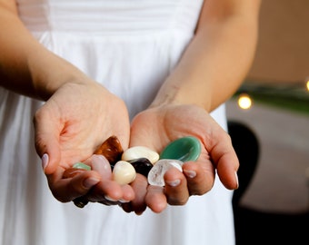 Surprise Crystal Collection Box, Gemstone Intention Set