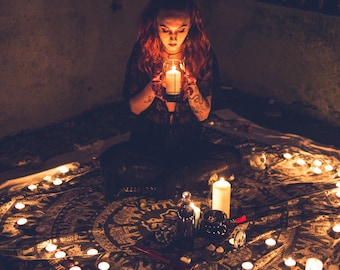 Caja de brebaje de bruja personalizada, set de regalo pagano místico