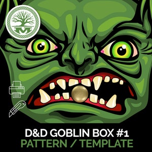 Dice Box Pattern | Leather Pattern | Dice Goblin Art