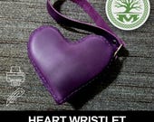 Valentines Heart Wristlet
