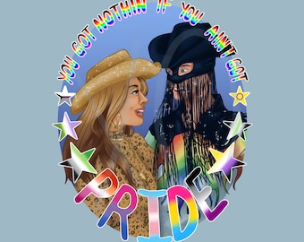 Orville Peck Legends Never Die - PRIDE Clear Vinyl Sticker