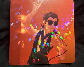 Impresión holográfica de 5 x 5 pulgadas de TLSP What You Wanted