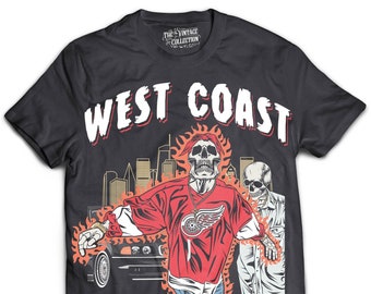 West Coast Tribute Vintage T-Shirt LIMITED EDITION (Black, Cream, White Colors)