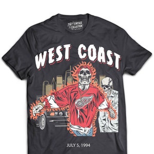West Coast Tribute Vintage T-Shirt LIMITED EDITION (Black, Cream, White Colors)