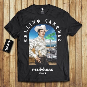 Chalino Sanchez Pelavacas T-Shirt 100% Cotton Free Shipping