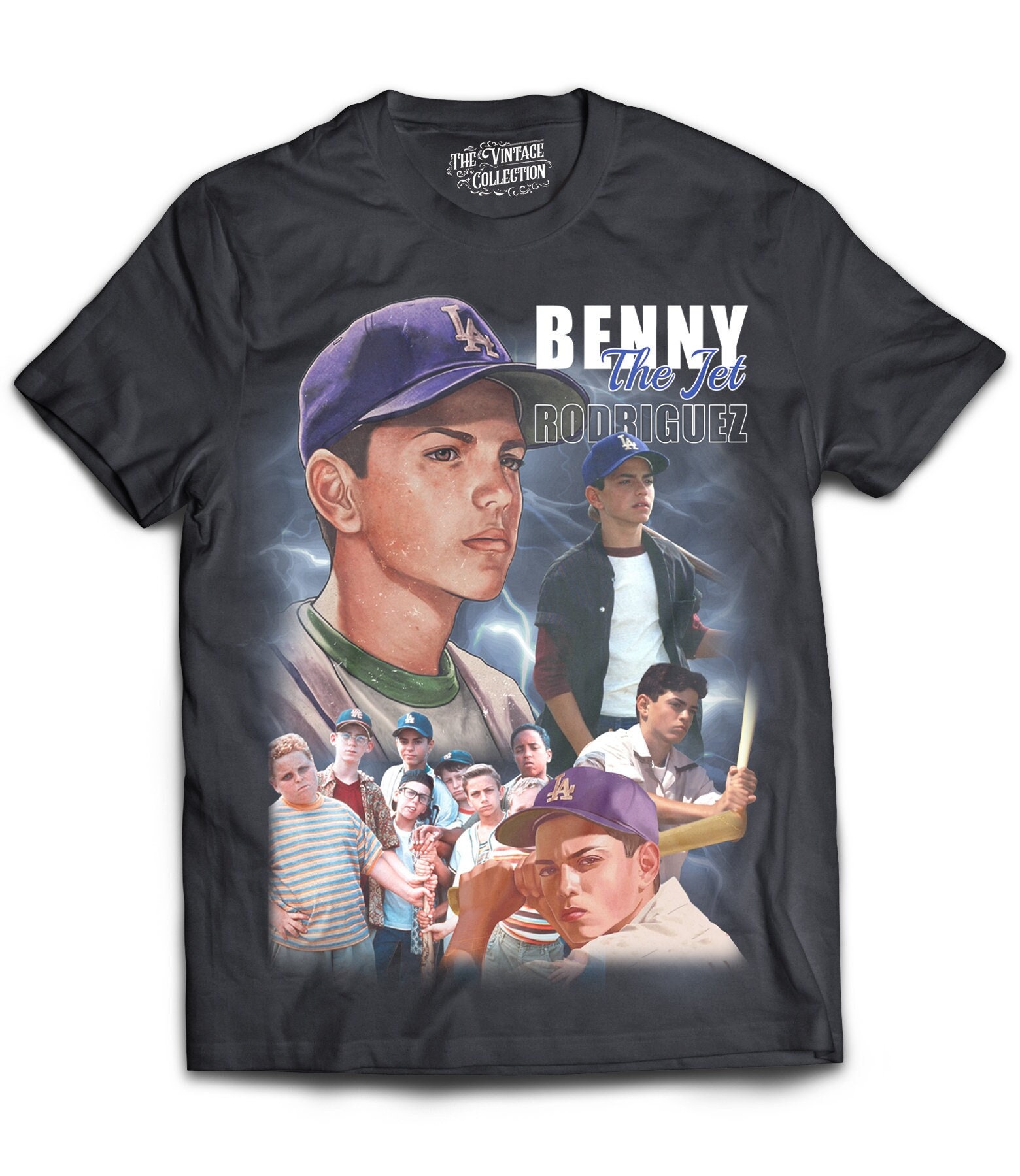 retro-city-threads The Sandlot Jersey - Benny 'The Jet' Rodriguez Custom Baseball Jersey Adult Large