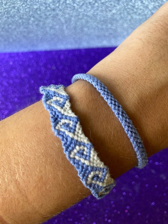 Greek Wave Pattern Bracelet Greek Wave Woven Bracelet Set