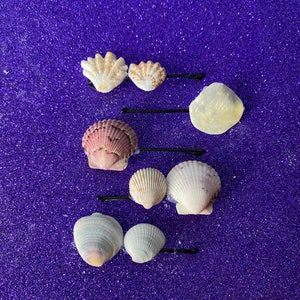 Seashell Bobby Pins
