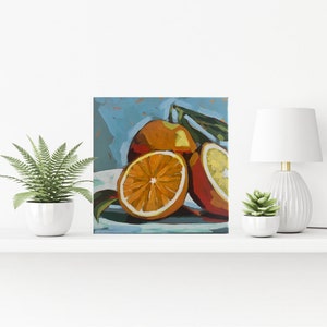 Sliced oranges