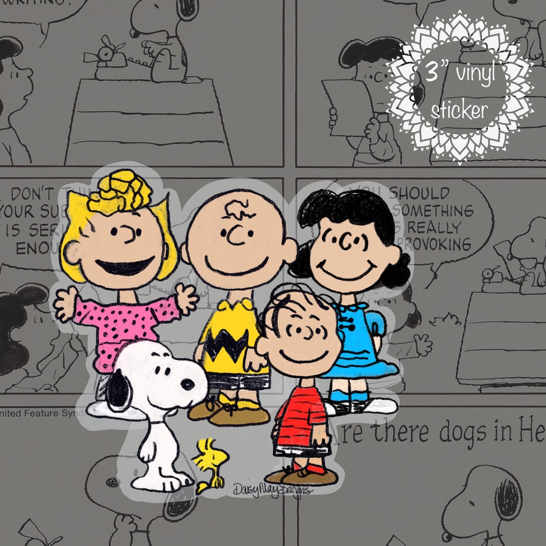 Peanuts Gang Inspired, Charlie Brown, Snoopy, Lucy, Sally, Linus