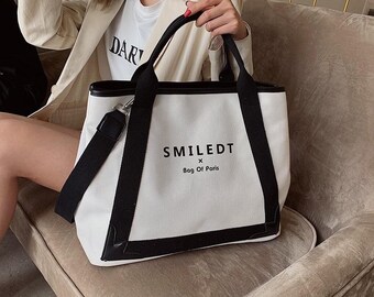 Canvas Designer Bags Etsy