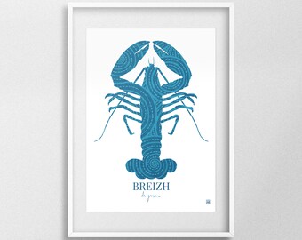 Poster "The Blue Lobster"