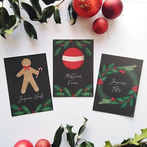 Cartes de Noël "Un Noël élégant"