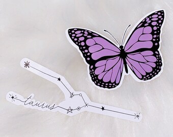 Horoscope & Butterfly Sticker Set!