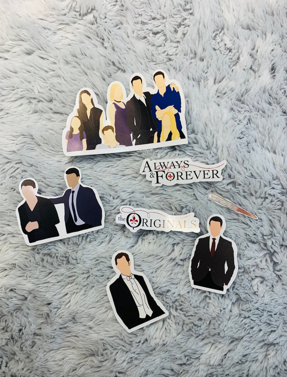 Mikealson Sticker The Originals 7-piece Sticker Set| Klaus Mikaelson Stickers | Elijah ...
