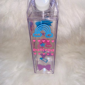Jojo Siwa Geïnspireerd Melk karton flessen water!