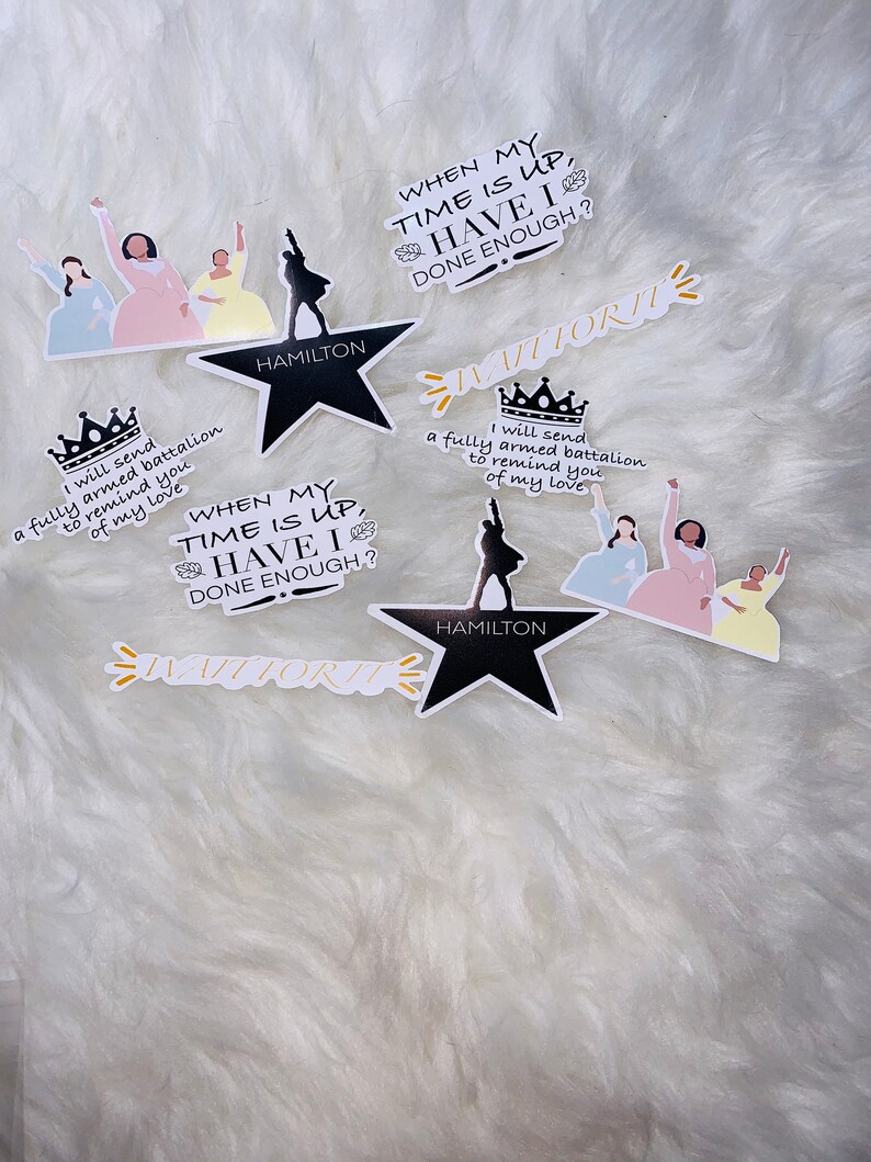 Hamilton Invaders Sticker Set Hamilton Inspired 5-piece Sticker Set! - Etsy Canada
