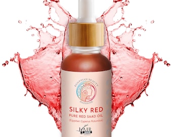 100% Organic Egyptian Cyperus Rotundus Hair Removal Oil | Red Saad Oil | Post-Wax Care | Prevent Ingrown Hair | Original Scent.