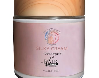 Organic Egyptian Cyperus Rotundus Hair Removal Cream | Red Saad Oil | Post-Wax Care | Prevent Ingrown Hair | Rose-Lavender-Jasmine Scented