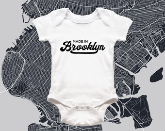 Made in Brooklyn — Baby Onesie® | Cute Baby Onesies®  | Newborn Bodysuit | Baby Shower Unisex Gift