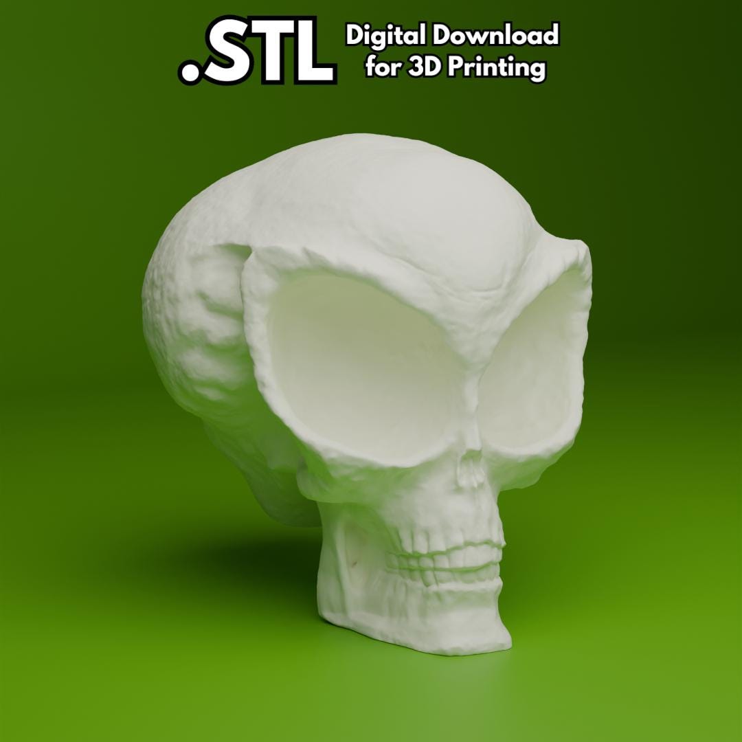 Alien Skull (STL FILES) - Etsy