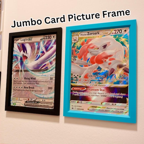 Jumbo Card Picture Frame TCG Card Wall Mount for Jumbo Pokemon Promo Cards Jumbo Card Picture Frame Wall Art - Etsy Israel Jumbo Card Picture Frame TCG Card Wall Mount for Jumbo Pokemon Promo Cards Jumbo Card Picture Frame Wall Art - Etsy Israel