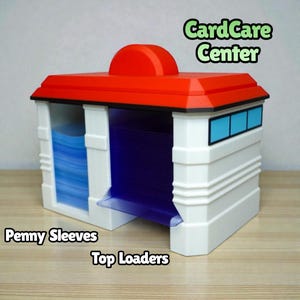 CardCare Center – Top Loader and Penny Sleeve Dispenser Organizer for TCG and Sports Cards