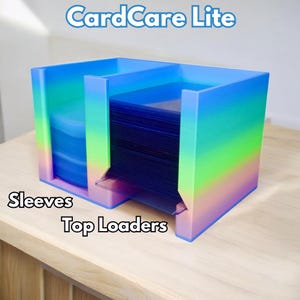 CardCare Lite – Trading Card Sleeve and Toploader Dispenser Organizer for TCG and Sports Cards