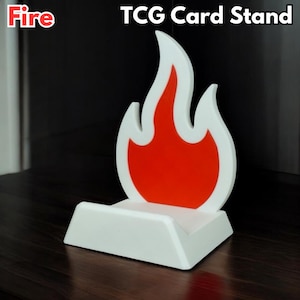 Porte-cartes Fire TCG - Peut contenir des dalles graduées, des chargeurs par le dessus, des cartes avec pochette, des cartes brutes, un présentoir pour cartes TCG, un présentoir pour cartes Pokémon