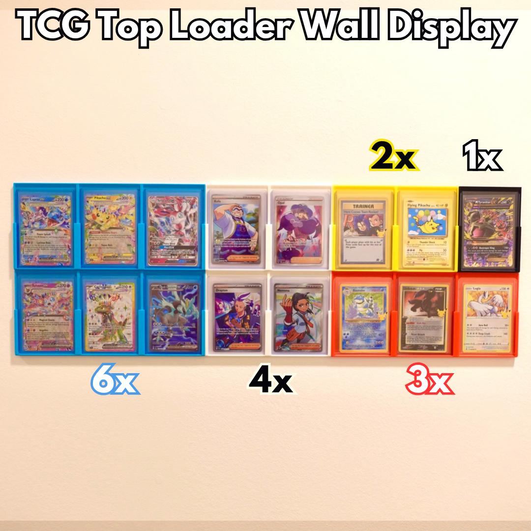 Top Loader Wall Displays for Trading Cards  TCG Card Wall Mount for Pokemon,  Sports Cards, Yu-gi-oh, MTG  Card Display Holder - Etsy