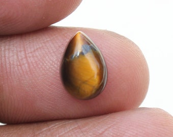 Pear Flat Back Cabochon Sizes 7x10,8x12,9x13,10x14,12x16,13x18,15x20mmmm Yellow Tiger Eye Gemstone Wholesale Gemstone Tiger Eye Cabochon