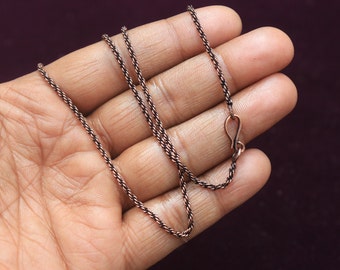 Beautiful Designer Copper Chain/ Copper Chain Jewelry/ Gift Chain/ Oxidize Polish Copper Chain/ Use For Necklace/ Gift For Girlfriend