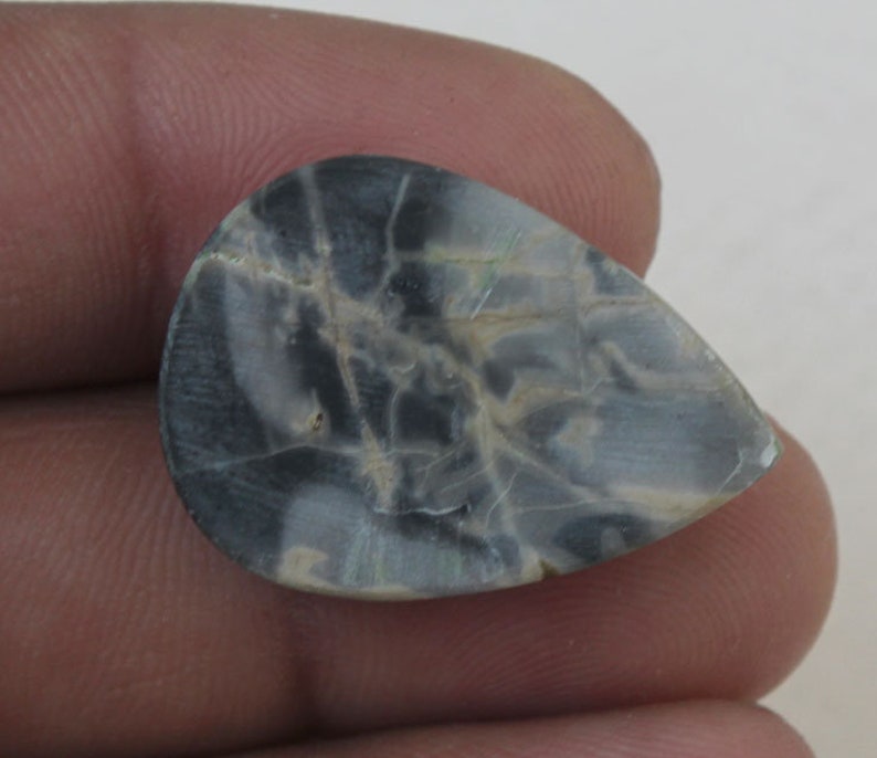 Picasso Jasper 19X27X7 MM Amazing Picasso Jasper Pear Shape Gemstone Cabochon Handcraft Gemstone For Jewelry Making Loose Stone