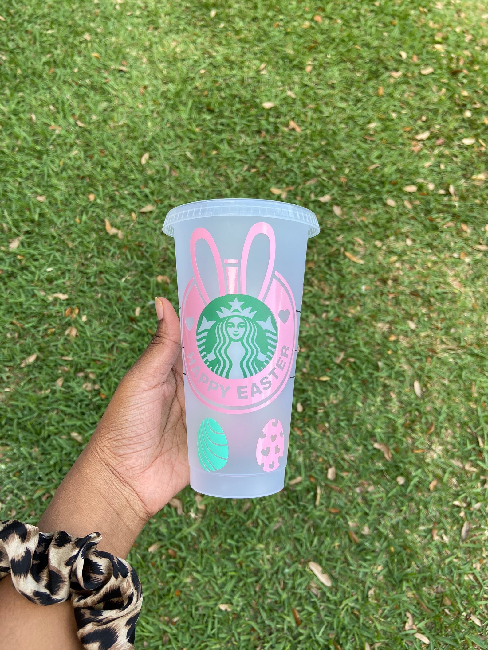 Easter Gift Personalized Starbucks Cold Cup with Bunnies and Etsy