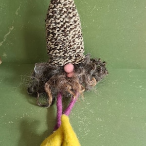 Gnome felt figure