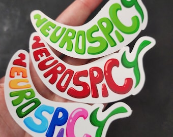 Pimienta neuropicante Pegatina