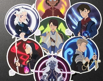 Pegatinas del personaje Príncipe Dragón
