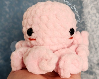 Mini pulpo grueso • MTO • Animal relleno de ganchillo Amigurumi