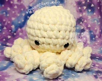 Pulpo grande y grueso • MTO • Animal relleno de ganchillo Amigurumi