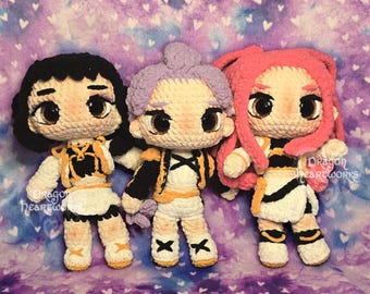 MTO • Muñeca Amigurumi Cazadores de Demonios KPOP
