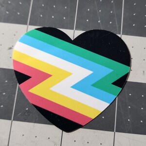 Disability Pride Heart sticker