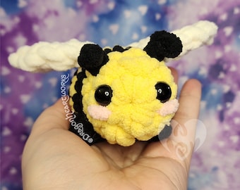 Abeja Kawaii de Crochet • Animal de Peluche Amigurumi (MTO)